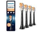 Aufsteckbürste PHILIPS SONICARE "A3 Premium All-in-One", schwarz, Zahnbürstenköpfe, 4 St., für eine gründliche Gesamtreinigung, für jedes Sonicare Handstück