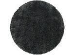 Hochflorteppich Fluffy Grau Ø ca. 160cm