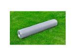 vidaXL Maschendraht Verzinkter Stahl 25x1 m Silbern