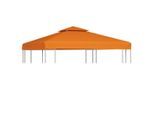 vidaXL Pavillon-Ersatzdach 310 g/m² Orange 3x3 m