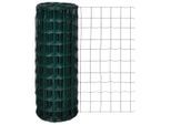 vidaXL Gartenzaun Maschendraht Gitterzaun Schweißgitter 25x1,0m