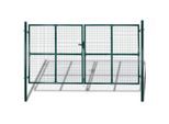 vidaXL Maschendrahtzaun Drahtzaun 289 x 200 cm / 306 x 250 cm