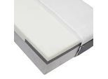 Beco Kaltschaummatratze , Grau, Weiß , Textil , Füllung: Polyester , rechteckig , 90x200 cm , Made in Germany, Oeko-Tex® Standard 100 , Härtegradauswahl, Ober- und Unterseite versteppt, für Hausstauballergiker geeignet, wendbar, für verstellbare Lattenroste geeignet, Tragegriffe, schadstoffgeprüft, alternative Größen erhältlich, Bezug rundum abnehmbar, nachhaltige Verpackung, Bezug aus 3mesh® Abst