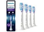 Aufsteckbürste PHILIPS SONICARE "G3 Premium Gum Care", weiß, Zahnbürstenköpfe, 4 St., für gesünderes Zahnfleisch, für jedes Sonicare Handstück
