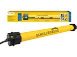 Rollladenmotor SCHELLENBERG "Plus, Rohrmotor mit elektronischer Endlageneinstellung", gelb, B:6,5cm L:53,5cm Ø:4,5cm, Kunststoff, Stahl, Rollladenmotoren, geeignet für 60 mm Rollladenwelle, Maxi, 20 Nm, Zugkraft 34 kg