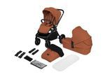 Lionelo Kinderwagenset , Cognac , 2-teilig , 62x40x62 cm , EN 1888 , Baby on Tour, Kinderwagen, Kombikinderwagen