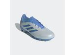 Fußballschuh ADIDAS PERFORMANCE "COPA PURE 3 LEAGUE KIDS FG/MG", Gr. 38,5, halo blau, blau fusion, lucid lemon, Synthetik, sportlich, Schuhe