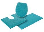 my home Badematte »Vanessa, Badvorleger, Badezimmer Teppich«, rutschhemmend beschichtet, schnell trocknend-fussbodenheizungsgeeignet-strapazierfähig, Badteppich, weiche Haptik, unifarben