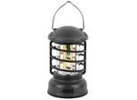 Leitmotiv Campinglaterne , Schwarz , Metall , 8.5x15x8.5 cm , Lampen & Leuchten, Leuchtenzubehör, Taschenlampen
