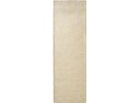 Teppich HEINE HOME Gr. 2, beige, B:70cm H:14mm L:140cm, Wolle, Teppiche, Teppich