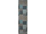 Teppich HEINE HOME Gr. 4, blau (türkis, grau), B:120cm H:4mm L:180cm, Kunstfaser, Polyester, Teppiche, Teppich