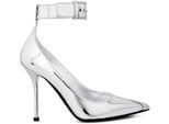 Alexander McQueen Low-Top Sneaker - Mirror Metallic Pumps - Gr. 38 (EU) - in Silber - für Damen