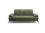 Sit & More 2,5-Sitzer , Olivgrün , Textil , 202x90x122 cm , Goldenes M, Oeko-Tex® Standard 100, Made in Europe, DGM-Klimapakt , Rücken echt, Armteil links, Armteil rechts , Wohnzimmer, Sofas & Couches, Sofas, Textilsofas