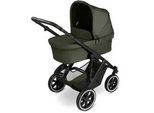 ABC Design Kinderwagen , Olivgrün , Textil , 63x118x95.5 cm , EN 1888 , Feststellbremse, Fußstütze abklappbar, Federung, kugelgelagerte Räder, Verdeckung abnehmbar, 5-Punkte-Gurt, für Babyschale geeignet, Griff in Lederoptik, Transportsicherung, Sitz umsetzbar, abnehmbarer Schutzbügel , Baby on Tour, Kinderwagen, Kombikinderwagen