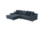 Livetastic Ecksofa , Blau , Textil , Füllung: Schaumstoffflocken,Schaumstoffflocken , Ottomane links , 312x198 cm , Schlafen auf Sitzhöhe , Wohnzimmer, Sofas & Couches, Wohnlandschaften, Ecksofas