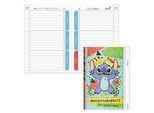 ROTH Hausaufgabenheft Disney Stitch für clevere Faule liniert A5 ohne Rand, 104 Blatt