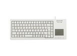 Cherry Tastatur XS Touchpad Keyboard G84-5500, QWERTZ, grosses Touchpad, 2 Maustasten, hellgrau