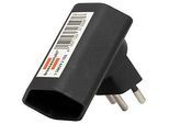 Winkeladapter brennenstuhl® cleverLINE, um 300° drehbar, IP20, L 60 x B 65 x T 42 mm, Kunststoff, schwarz