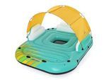 Bestway Badeinsel 291 x 265 x 83 cm Sunny Lounge Island | für 5 Personen