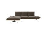 Dieter Knoll Ecksofa , Dunkelbraun , Holz, Textil , Wildeiche , massiv , Ottomane links, L-Form , 314x159 cm , erweiterbar, Typenauswahl, Fußauswahl, Lederauswahl, Stoffauswahl, planbar, seitenverkehrt erhältlich, Hocker erhältlich, Rücken echt, individuell planbar , Wohnzimmer, Sofas & Couches, Wohnlandschaften, Ecksofas