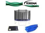 Terena Sicherheitsnetz + Federabdeckung für Trampolin 305 cm mit 8 Stangen