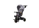 Chipolino Tricycle Max Sport 2 in 1, Dreirad, Becherhalter, Sitz umkehrbar, Korb grau