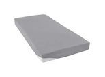 Xxxl Spannleintuch , Grau , Textil , 160x200 cm , Oeko-Tex® Standard 100 , Rundumgummi, weich und anschmiegsam, perfekter Sitz, 3-schichtig , Heimtextilien, Bettwäsche & Leintücher, Leintücher, Spannleintücher