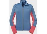 Radtrikot SCHÖFFEL "Longsleeve Piambello L", Gr. 38, blau (8575, blau), Oberstoff Vorderteil: 94% Polyester 6% Elasthan Oberstoff Einsatz: 93% Polyester 7% Elasthan, sportlich, Langarm, Trikots