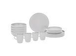 Brunner - Lunch Box - Geschirr-Set Gr 16 Pieces grau