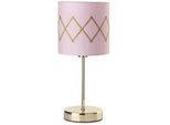 Tischleuchte Rosita Pink/Gold max. 6 Watt