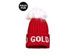 Goldbergh hodd beanie faux pom muts ws dames