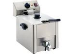 GastroHero Elektro-Fritteuse ECO 10 Liter mit Ablasshahn
