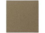Esposa Teppichfliese , Beige , Textil , Uni , quadratisch , 50x50 cm , pflegeleicht , Teppiche und Böden, Bodenbeläge, Teppichfliesen