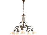 Kronleuchter Miranda Bronze/Olivgün max. 6 Watt