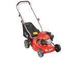 Benzin Rasenmäher GeoTech S41-130 B - zum Schieben 2in1: Fangkorb + Heckauswurf