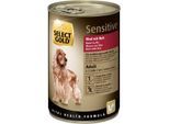 SELECT GOLD Nassfutter Hund Sensitive Adult Rind mit Reis 24x400 g