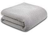 Wohndecke BIEDERLACK "Teddy", blau (ice), B:150cm L:200cm, Polyester, Wohndecken, Wohndecke, besonders kuschelig und anschmiegsam