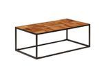 vidaXL Couchtisch 110x60x40 cm Massivholz Akazie und Stahl
