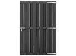 vidaXL Gartentor WPC 100 x 150 cm Grau