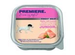 PREMIERE Finest Meat Nassfutter Hund Junior, Huhn mit Lamm 20x150 g