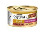 GOURMET Gold Feine Komposition 12x85g Ente & Truthahn