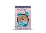 Pets Deli Nassfutter Katze Adult Saucen Menü Lachs mit Brokkoli 12x70 g