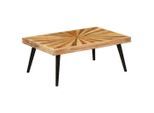 vidaXL Couchtisch Massivholz Mango 90x55x36 cm
