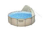 Bestway Frame Pool Komplett-Set Filterpumpe 396x107cm