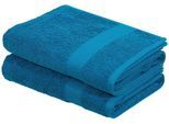 my home Duschtücher »Eva«, (2 St., 2er Set Badetücher 70 x 140 cm), Premium-Qualität 550g/m², flauschig, Handtuchset aus 100...