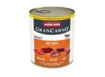 animonda GranCarno Original Nassfutter Hund Adult, Ente 24x800 g