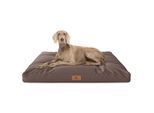 Knuffelwuff Hundekissen Gatsby aus Oxford-Gewebe braun M-L