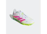 Fußballschuh ADIDAS PERFORMANCE "PREDATOR LEAGUE KIDS FG/MG", Gr. 31, cloud weiß, lucid pink, lucid lemon, Synthetik, sportlich, Schuhe