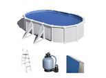 Gre Atlantis Oval 500x300x132cm - Oberirdischer Stahlpool