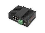 DIGITUS - Power Injector (DIN-Schienenmontage möglich) - Gigabit Ethernet, Industriell - DC 45-56 V - 85 Watt - Ausgangsanschlüsse: 1